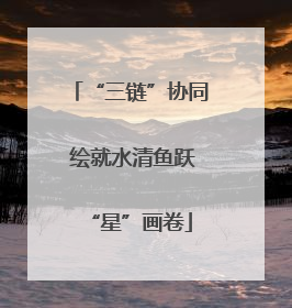 “三链”协同 绘就水清鱼跃“星”画卷