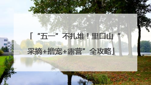 “五一”不扎堆！里口山“采摘+撸宠+露营”全攻略