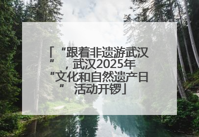 “跟着非遗游武汉”，武汉2025年“文化和自然遗产日” 活动开锣