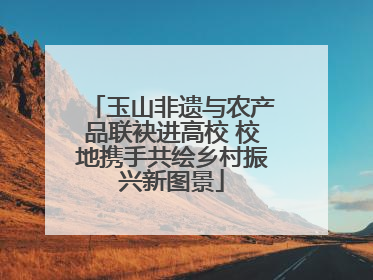 玉山非遗与农产品联袂进高校 校地携手共绘乡村振兴新图景