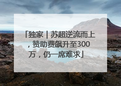 独家｜苏超逆流而上，赞助费飙升至300万，仍一席难求
