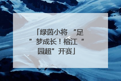 绿茵小将 “足”梦成长！榕江“园超”开赛