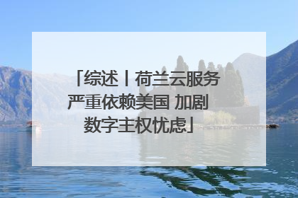 综述丨荷兰云服务严重依赖美国 加剧数字主权忧虑