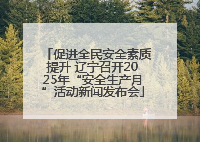 促进全民安全素质提升 辽宁召开2025年“安全生产月”活动新闻发布会