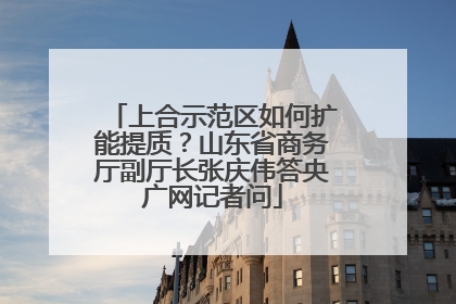 上合示范区如何扩能提质？山东省商务厅副厅长张庆伟答央广网记者问