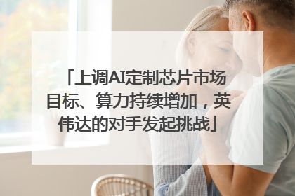 上调AI定制芯片市场目标、算力持续增加，英伟达的对手发起挑战