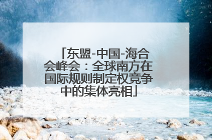 东盟-中国-海合会峰会：全球南方在国际规则制定权竞争中的集体亮相