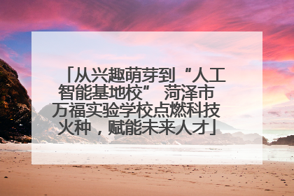 从兴趣萌芽到“人工智能基地校” 菏泽市万福实验学校点燃科技火种，赋能未来人才