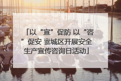 以“宣”促防 以“咨”促安 襄城区开展安全生产宣传咨询日活动