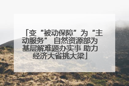 变“被动保障”为“主动服务” 自然资源部为基层解难题办实事 助力经济大省挑大梁