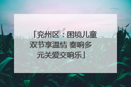 兖州区：困境儿童双节享温情 奏响多元关爱交响乐