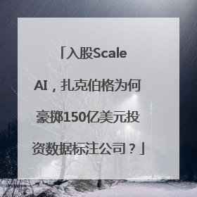 入股Scale AI，扎克伯格为何豪掷150亿美元投资数据标注公司？