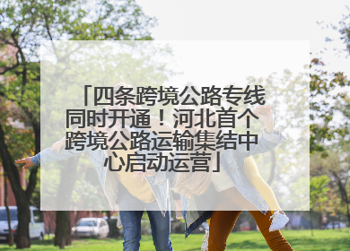 四条跨境公路专线同时开通！河北首个跨境公路运输集结中心启动运营