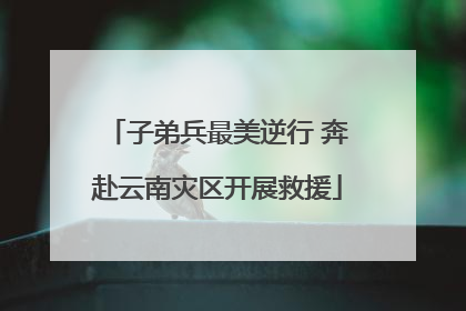 子弟兵最美逆行 奔赴云南灾区开展救援