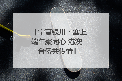 宁夏银川：塞上端午聚同心 港澳台侨共传情