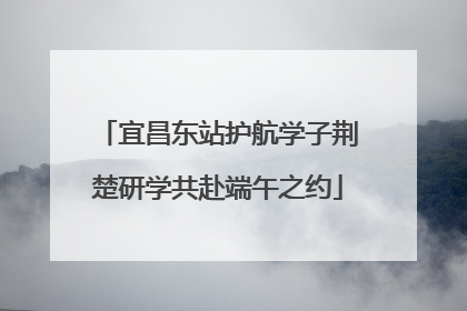 宜昌东站护航学子荆楚研学共赴端午之约
