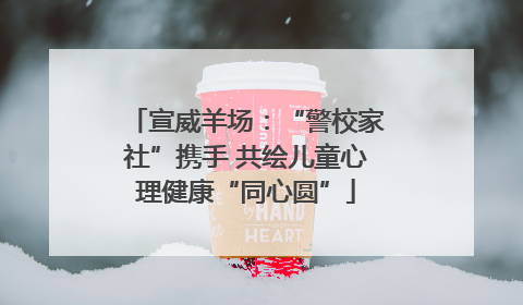 宣威羊场：“警校家社”携手 共绘儿童心理健康“同心圆”