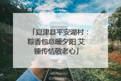 夏津县平安湖村：粽香包意暖夕阳 艾锤传情敬老心