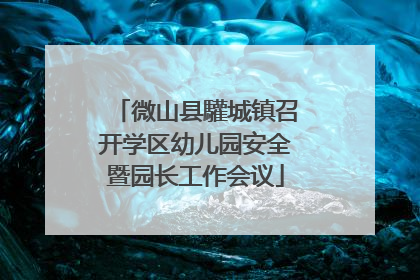 微山县驩城镇召开学区幼儿园安全暨园长工作会议