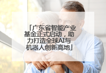 广东省智能产业基金正式启动，助力打造全球AI与机器人创新高地