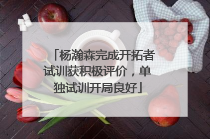 杨瀚森完成开拓者试训获积极评价，单独试训开局良好