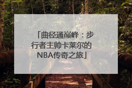 曲径通巅峰：步行者主帅卡莱尔的NBA传奇之旅