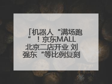 机器人“满场跑”！京东MALL北京二店开业 刘强东“等比例复刻”能否带火线下“618”？