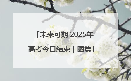 未来可期 2025年高考今日结束｜图集