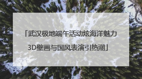 武汉极地端午活动炫海洋魅力 3D壁画与国风表演引热潮