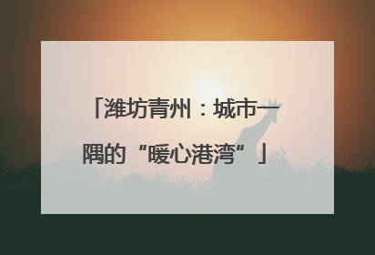 潍坊青州：城市一隅的“暖心港湾”