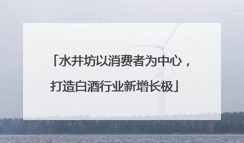 水井坊以消费者为中心，打造白酒行业新增长极