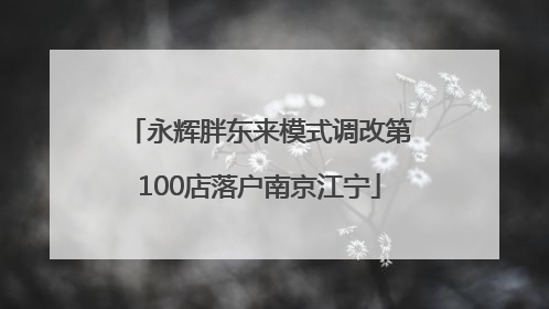永辉胖东来模式调改第100店落户南京江宁
