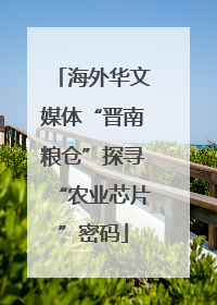 海外华文媒体“晋南粮仓”探寻“农业芯片”密码
