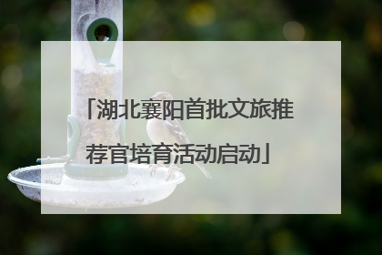 湖北襄阳首批文旅推荐官培育活动启动