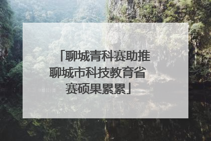 聊城青科赛助推聊城市科技教育省赛硕果累累
