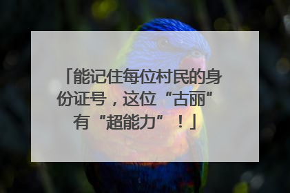 能记住每位村民的身份证号，这位“古丽”有“超能力”！