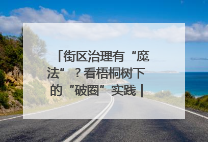 街区治理有“魔法”？看梧桐树下的“破圈”实践｜我在街区当书记