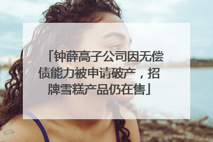钟薛高子公司因无偿债能力被申请破产，招牌雪糕产品仍在售