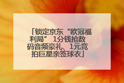 锁定京东“欧冠福利局” 1分钱抢数码音频豪礼、1元竞拍巨星亲签球衣