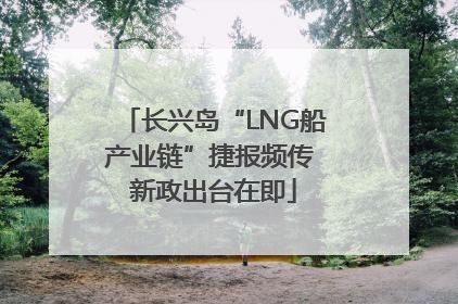 长兴岛“LNG船产业链”捷报频传 新政出台在即
