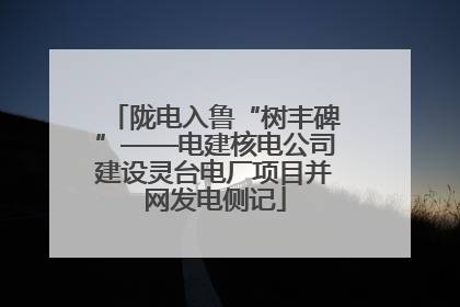 陇电入鲁“树丰碑”——电建核电公司建设灵台电厂项目并网发电侧记