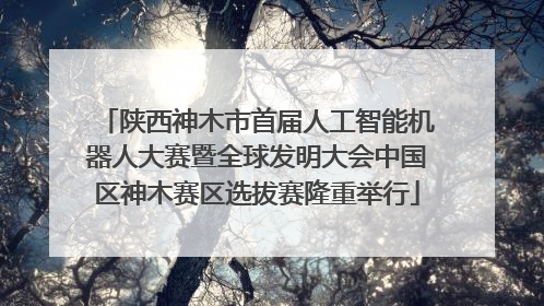 陕西神木市首届人工智能机器人大赛暨全球发明大会中国区神木赛区选拔赛隆重举行