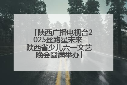 陕西广播电视台2025丝路星未来-陕西省少儿六一文艺晚会圆满举办