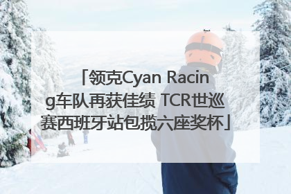 领克Cyan Racing车队再获佳绩 TCR世巡赛西班牙站包揽六座奖杯