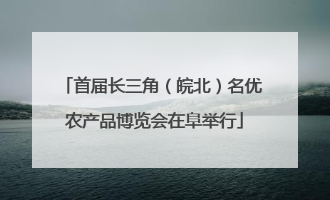 首届长三角（皖北）名优农产品博览会在阜举行