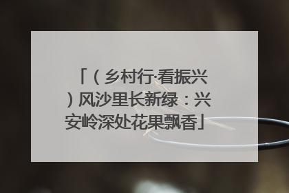 （乡村行·看振兴）风沙里长新绿：兴安岭深处花果飘香