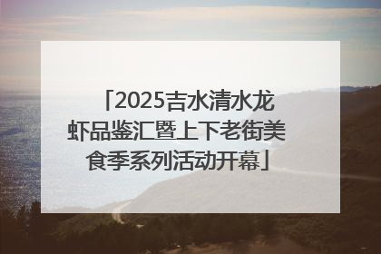 2025吉水清水龙虾品鉴汇暨上下老街美食季系列活动开幕