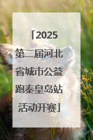 2025第二届河北省城市公益跑秦皇岛站活动开赛